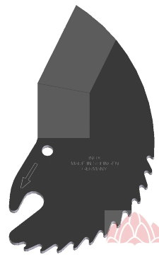 Запасное лезвие для ножниц Zenten 5035-1 (35 мм) 