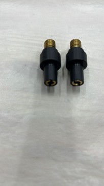 Адаптер (наконечники) 4,7 мм (черные) для электромуфтового сварочного аппарата (1комплект = 2шт) 
